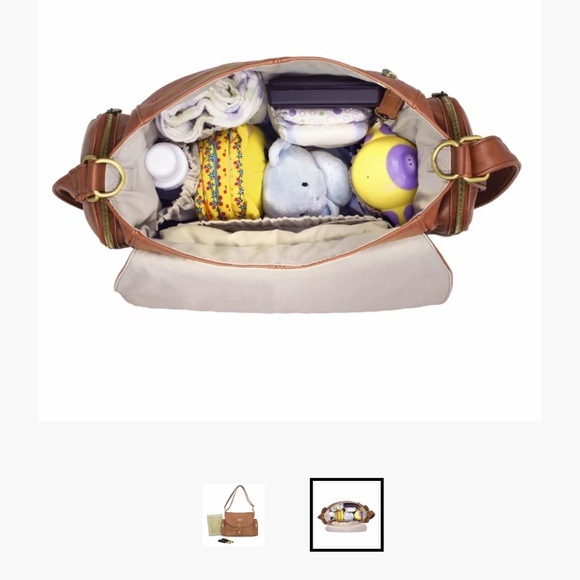 Leather diaper bag - Picture 5 of 5